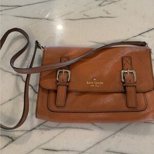Kate Spade Brown Leather Crossbody Bag